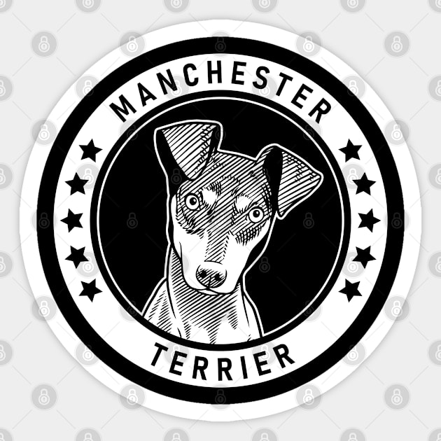 Manchester Terrier Fan Gift Sticker by millersye